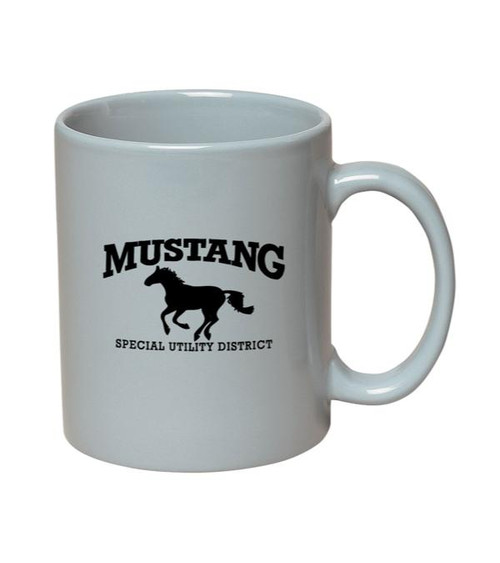 11 oz. Colored Stoneware Mug With C-Handle