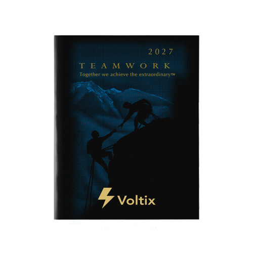 Teamwork Peak Mountains Date Log Calendar