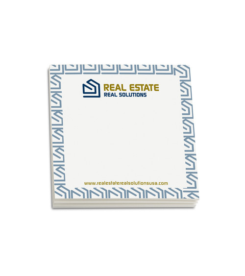 Custom Art Sticky Note Pads - 3" x 3" (100 Sheets)