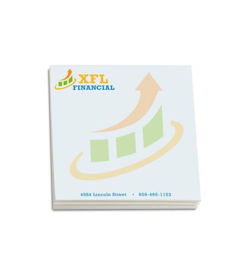 Custom Art Sticky Note Pads - 3" x 3" (50 Sheets)