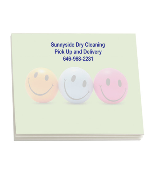 Sticky Note Pads - Smiley Faces 4" x 3" (25 sheets)