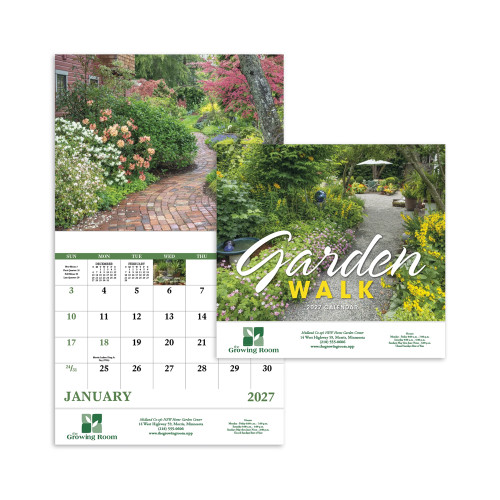 Garden Walk Wall Calendar