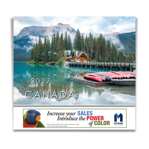 Journey Through Canada Custom Wall Calendar
