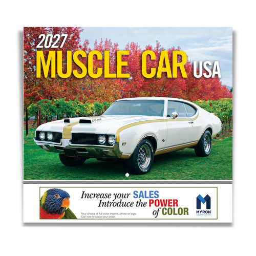 Muscle Car USA Custom Wall Calendar