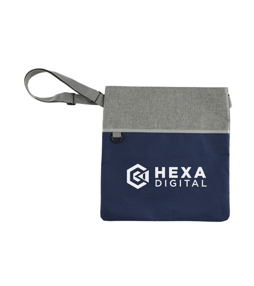 Double Heather RPET Crossbody Tote