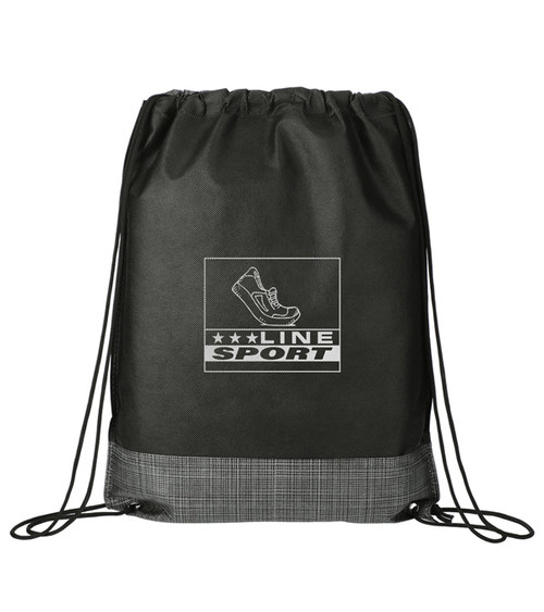 Crossweave Heat Sealed Drawstring Bag