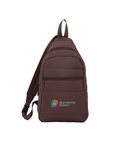 Puffer Recycled Sling Backpack - Full Color