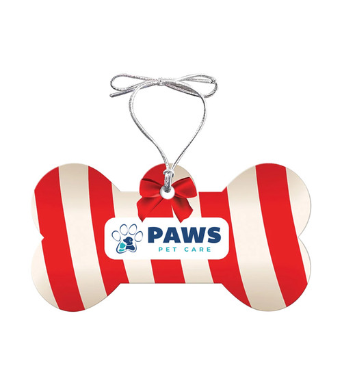 Acrylic Holiday Ornaments - Dog Bone