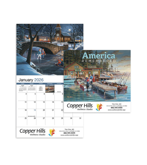 America Remembered Custom Wall Calendar