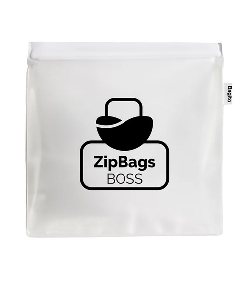 Bagito Reusable Zip-Em 120 oz. Storage Bags - Large