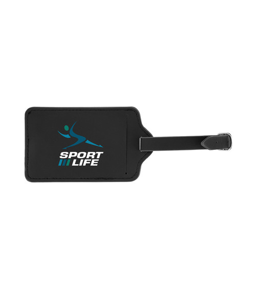 Recycled Leatherette Luggage Tag