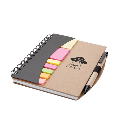 Broome Junior Notebook with Pen Flags & Sticky Notes