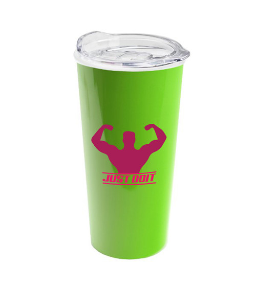 The Roadmaster - 18 oz. Travel Tumbler with Clear Slide Lid