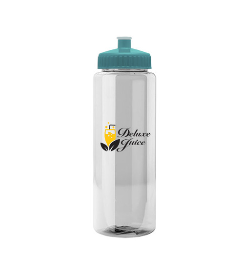The Guzzler - 32 oz. Transparent Bottle with Push pull lid
