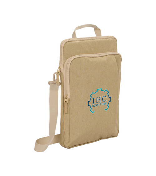 Vertical Recycled Messenger Bag - Full Color Imprint
