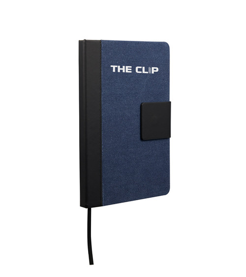 5.5" x 8.5" FSC® Recycled Canvas Bound Notebook