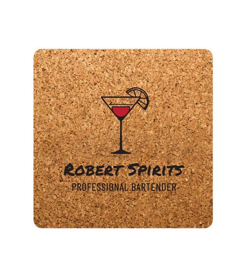 Cork Coasters Square Shape