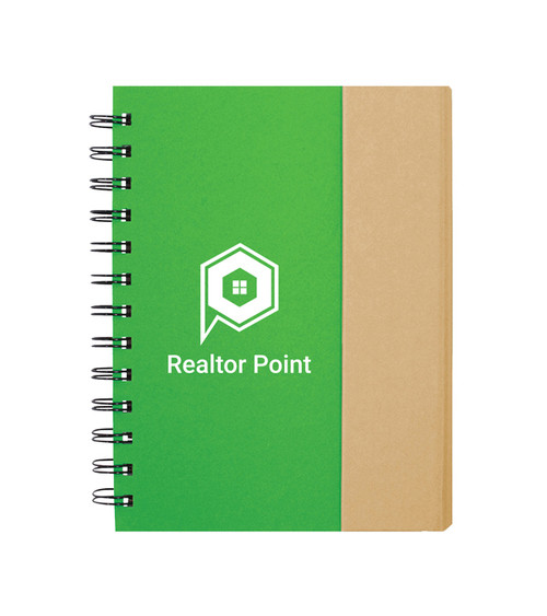 Spiral Notebook w/ Sticky Notes