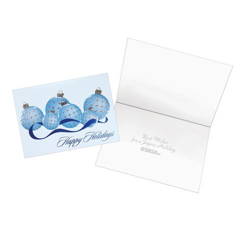 Classic Plaid Ornaments Holiday Card