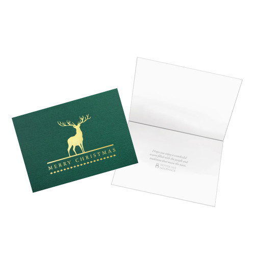 Premium Christmas Stag Holiday Card