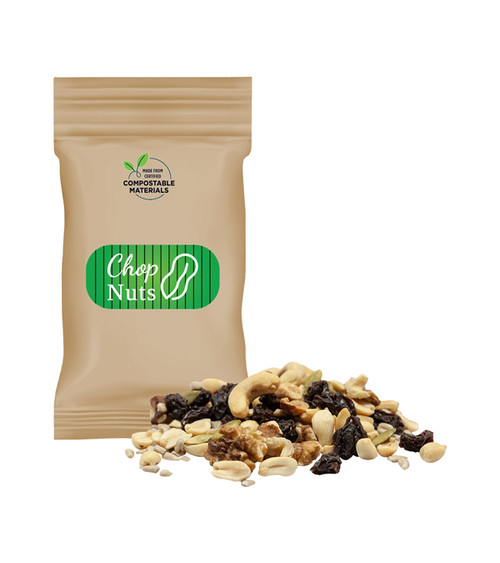 1oz. ECO-Digibag Compostable & Full Color Raisin Nut Mix