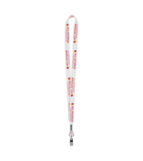 3/4" Fine Print Lanyard
