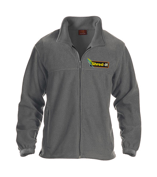 Harriton® Men's 8 oz. Full-Zip Fleece - Embroidered