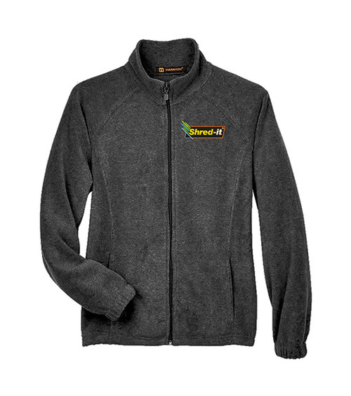 Harriton® Ladies 8 oz. Full-Zip Fleece - Embroidered