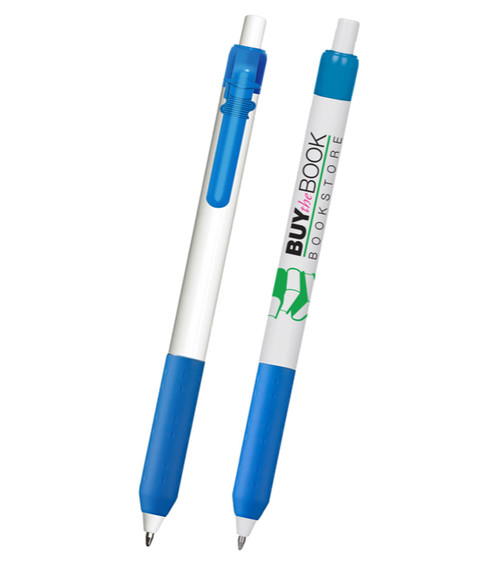 Alamo White Barrel Pen with Education Clip