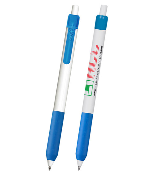 Alamo White Barrel Pen with Medical Clip