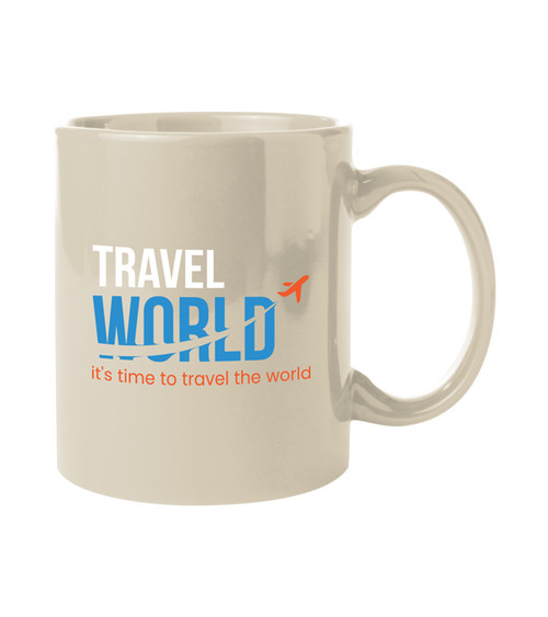 11 oz. Colored Budget Ceramic Mug