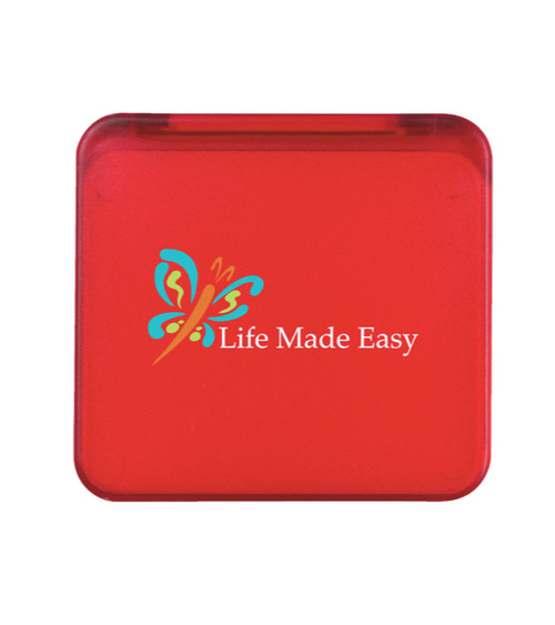 Compact Mirror With Dual Magnification