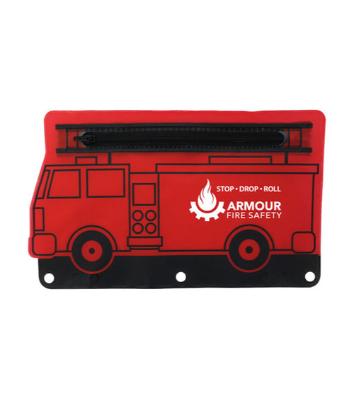 Fire Engine School Pouch