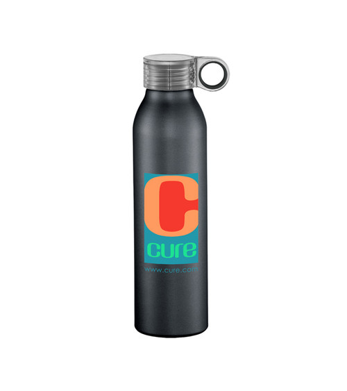 Grom 22 oz. Aluminum Sports Bottle - Full Color Imprint
