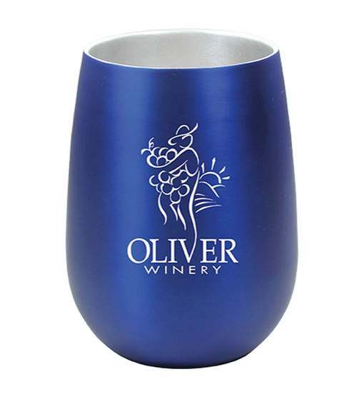 12 oz. Halcyon® Stainless Steel Wine Glass