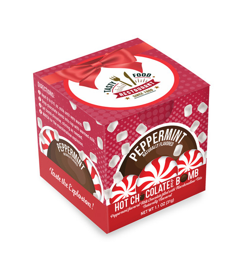 Hot Cocoa Bomb - Peppermint Flavor
