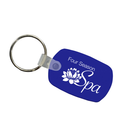 Logo Imprinted Key Fob - 1 Color Imprint