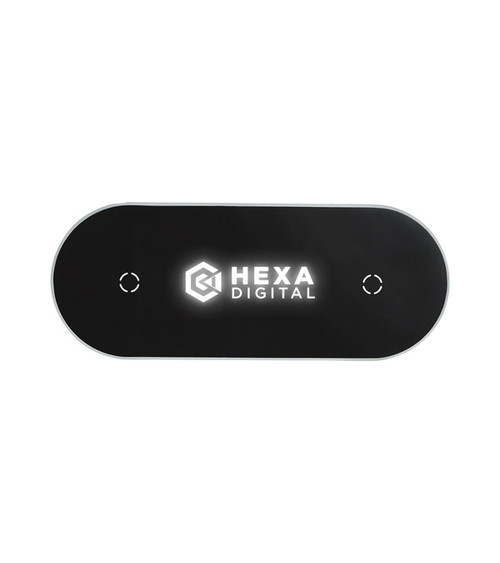 Light-Up-Your-Logo Duo Wireless Charging Pads