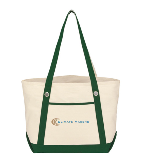 Medium Cotton Canvas Sailing Tote Bag