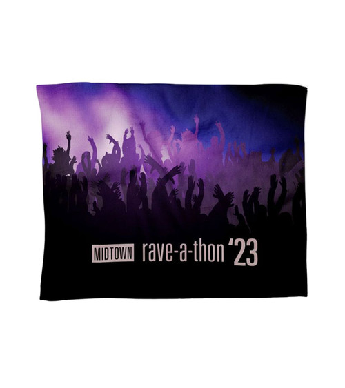 100% Polyester Mini Epic Plush Sublimated Blanket