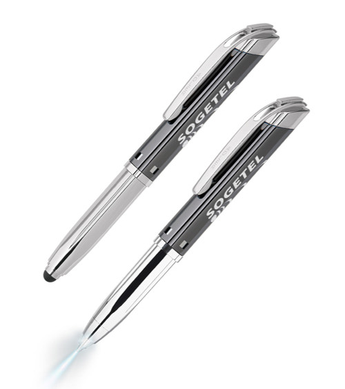 Mondrian Lighted Tip Pen with Stylus