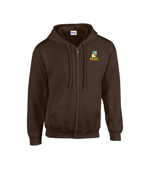 Gildan® Heavy Blend Classic Fit Adult Full-Zip Hooded Sweatshirt - 8 oz.