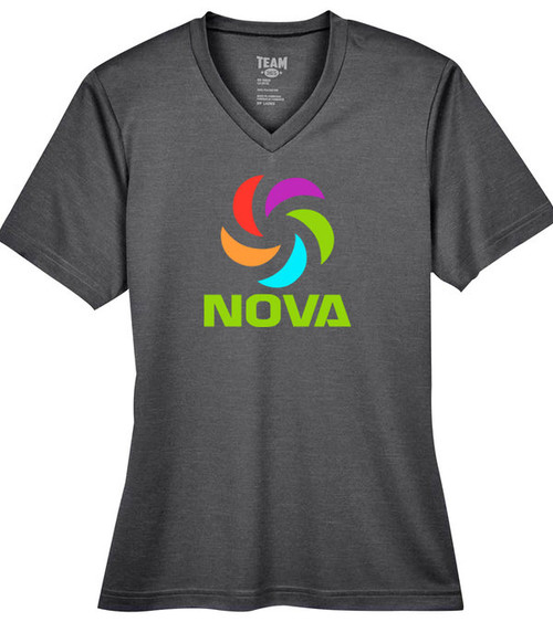 Team 365® Ladies Sonic Heather Performance T-Shirt