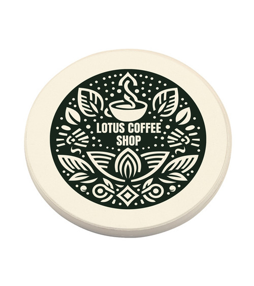 Round Absorbent Coaster