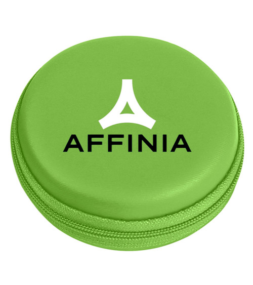 Round Zippered Electronics Travel Case