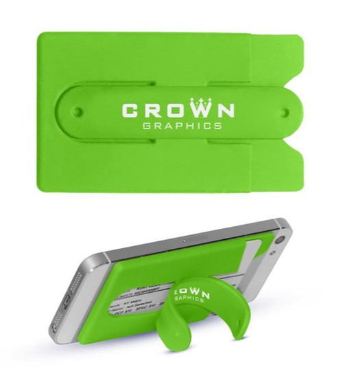 Custom Silicone Wallet + Kickstand Combo