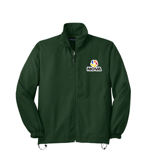 Sport-Tek Full-Zip Wind Jacket - Embroidered