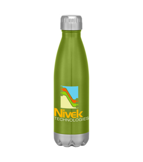 16 oz. Swiggy Stainless Steel Bottle - Full Color Imprint