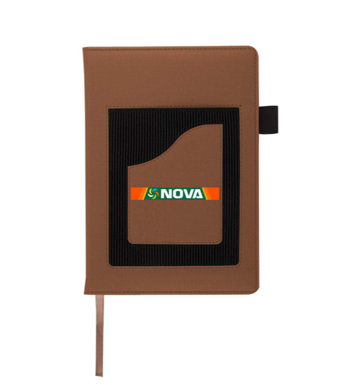 Torin Elastic Phone Pocket Lined Notebook