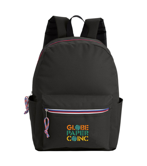 Tri-Color Zipper Backpack